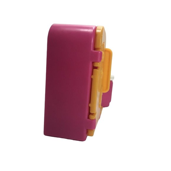 Fisher Price My First Dollhouse Kitchen Refrigerator Sink Stove Pink Orange 1 Pc - Picture 4 of 12